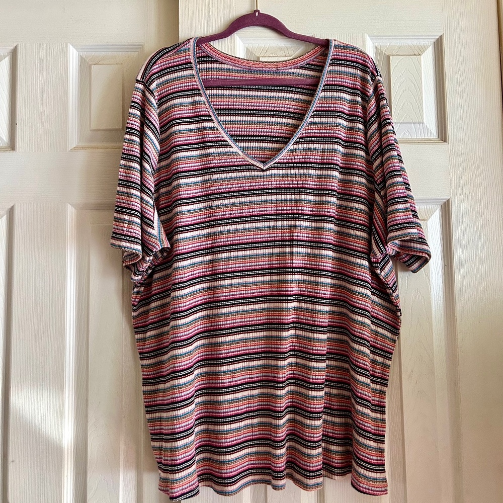 Women’s  Plus size V neck shirt